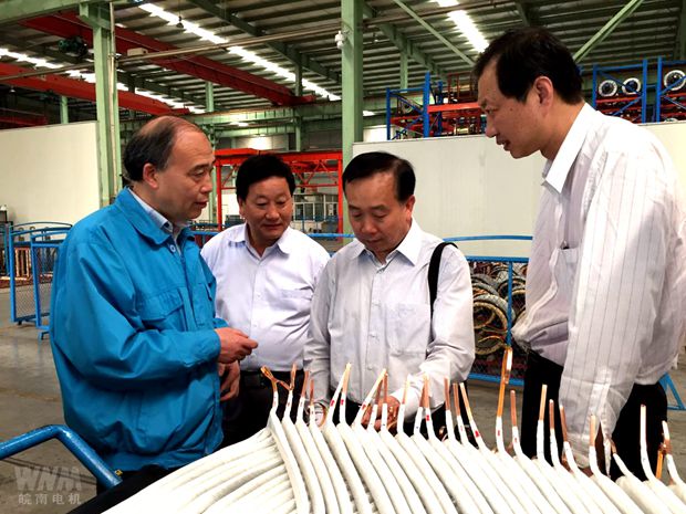 全国总工会领导来皖南电机调研 全国总工会领导来皖南电机调研